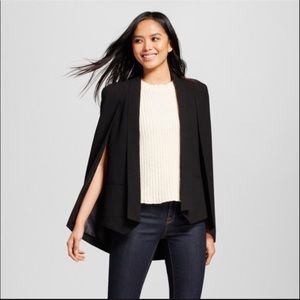 Tuxedo cape jacket